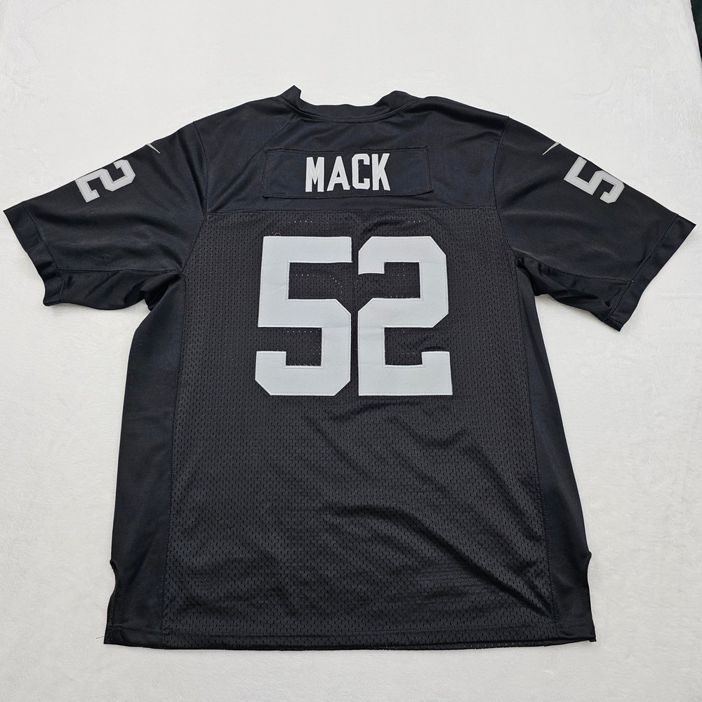 Nike Oakland Raiders Jersey Mens SZ 56 2XL Black Khalil Mack 52 On Field NFL - Picture 3 of 11